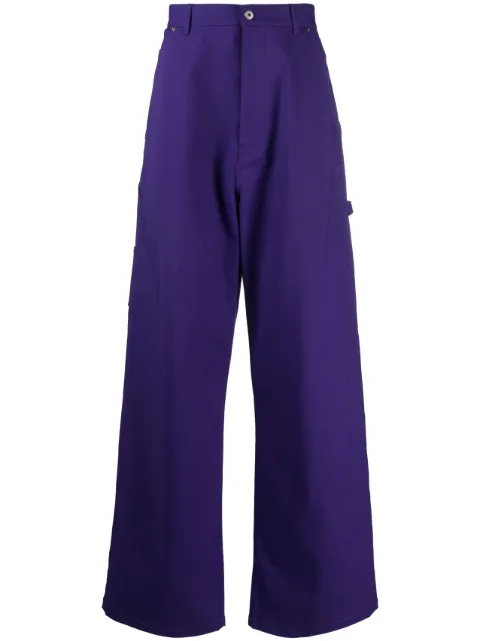 Off-White Wave Off wide-leg trousers
