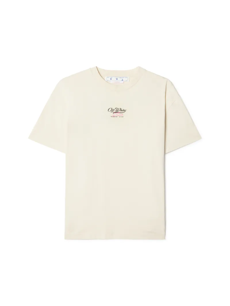 刺绣冲浪文字休闲T