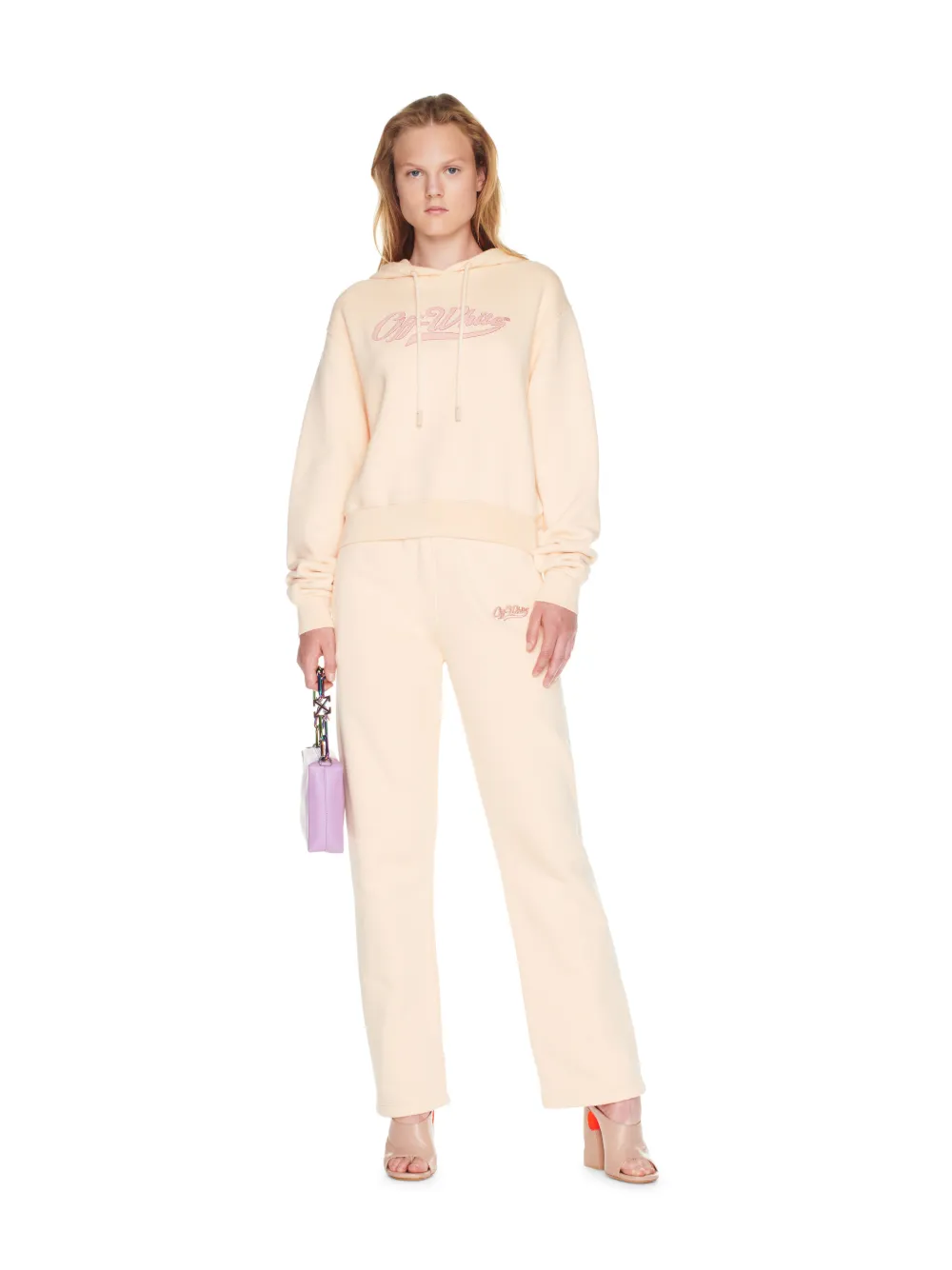 Embr Baseball Logo Crop Hoodie