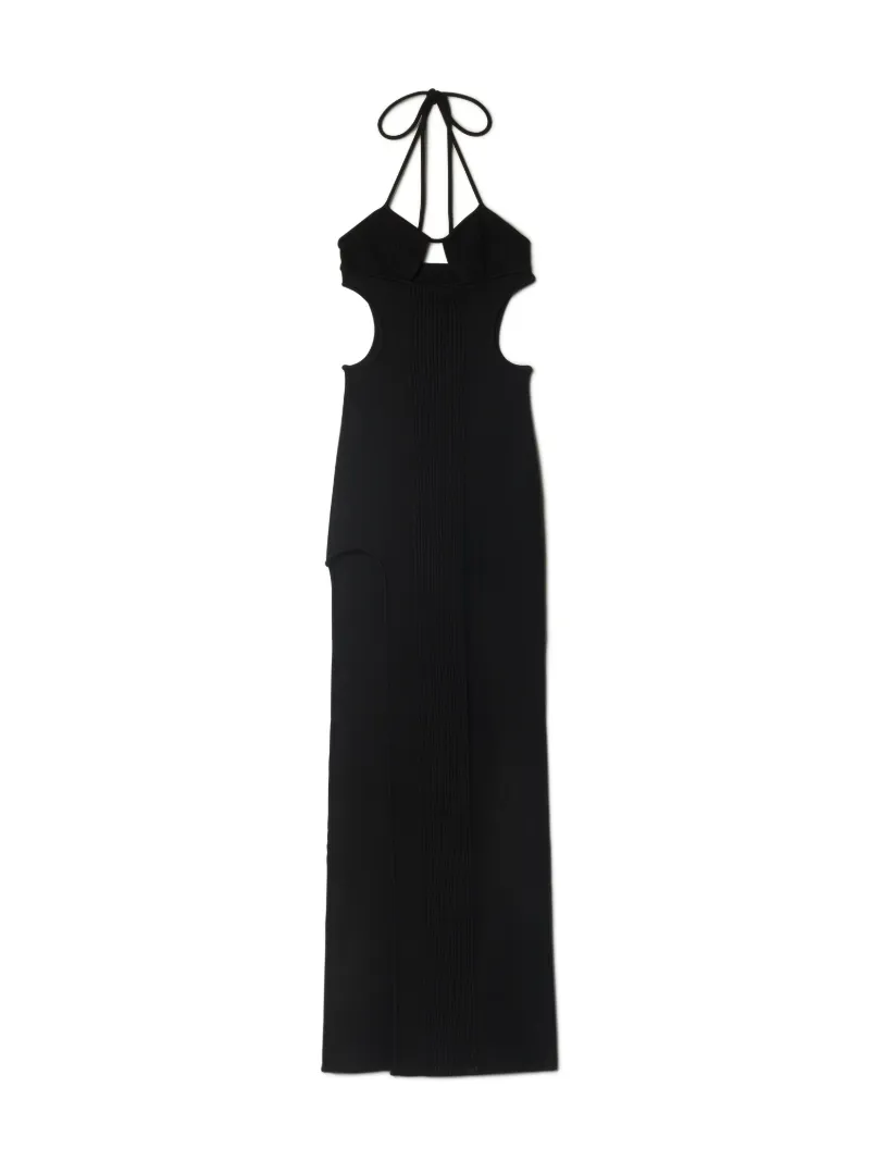 Abito lungo con cut-out