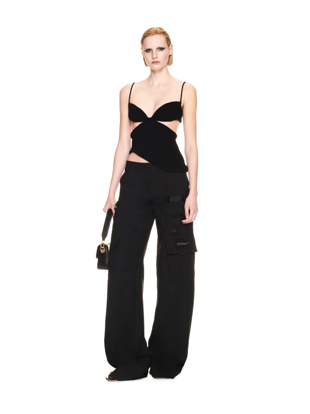 Cut Out Rib S/L Top