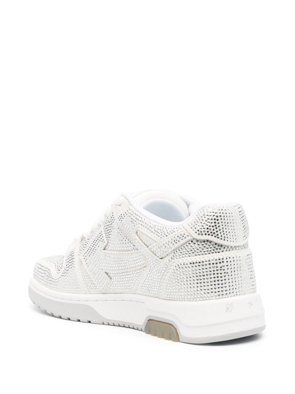 Out Of Office Strass leather sneakers