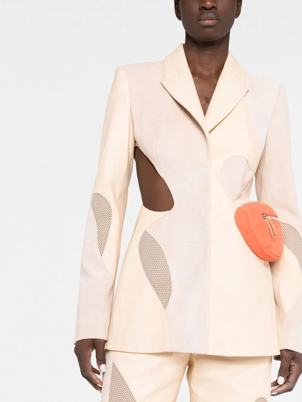 Off-white Candle Edge Blazer In Neutrals
