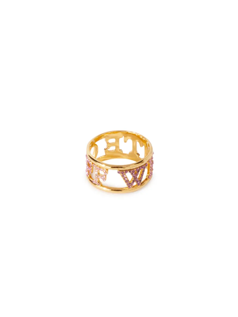 Logo Pave' Ring