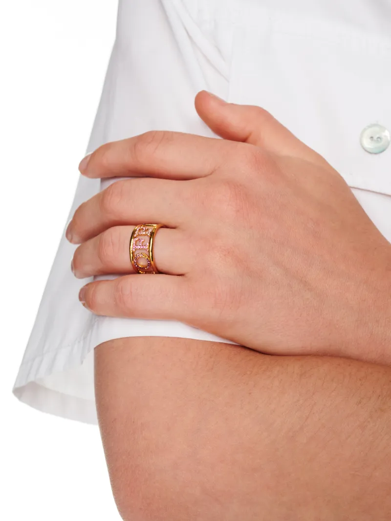Logo Pave' Ring