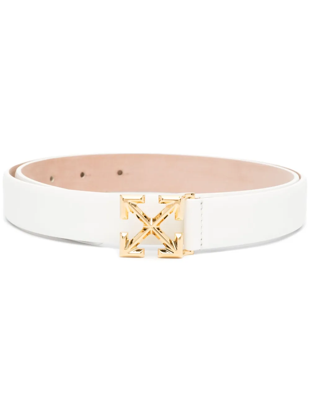 Off-white Arrows Buckle Belt In White