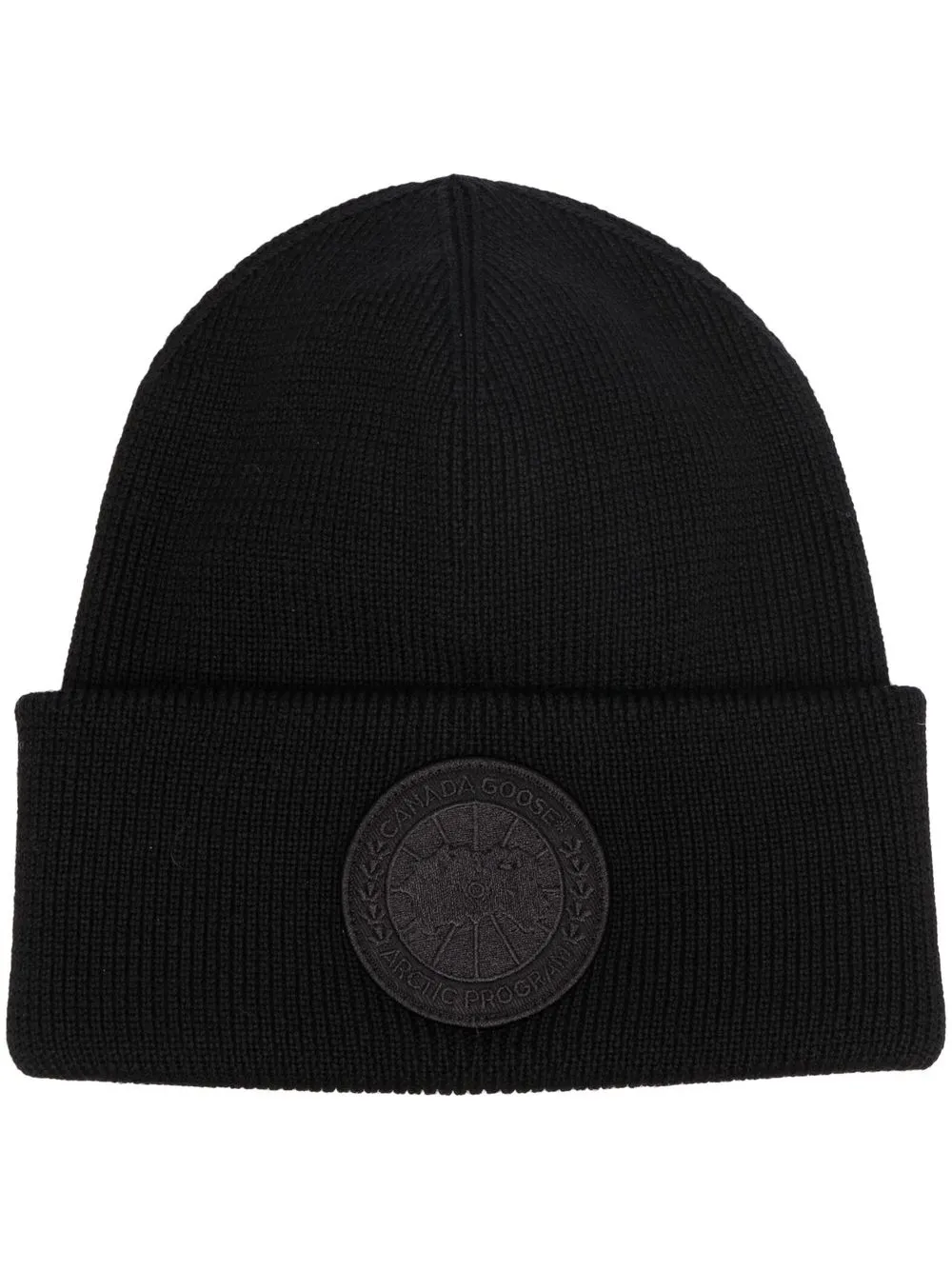 

Canada Goose logo-patch hat - Black