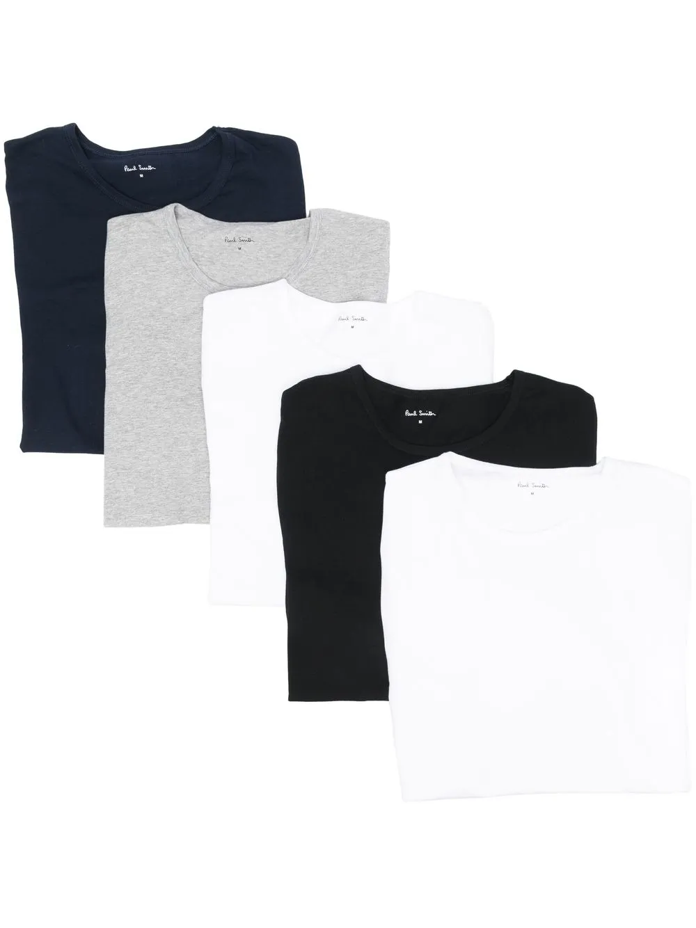 Paul Smith Embroidered-logo T-shirt Set In Blue