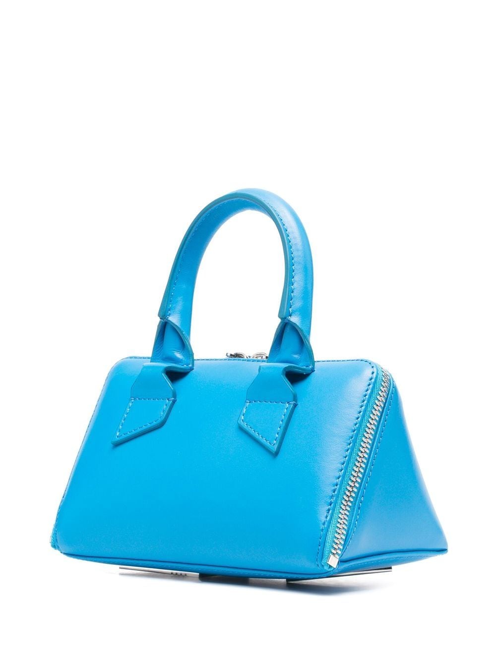 Shop Attico Friday Top-handle Tote Bag In Blue