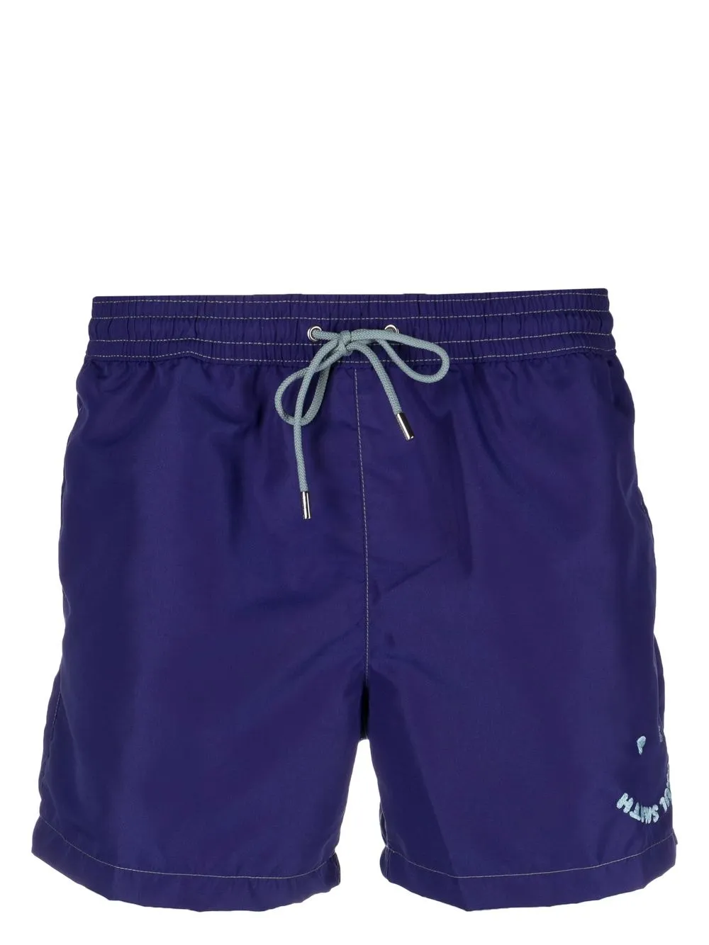 

Paul Smith embroidered-logo swim-shorts - Blue