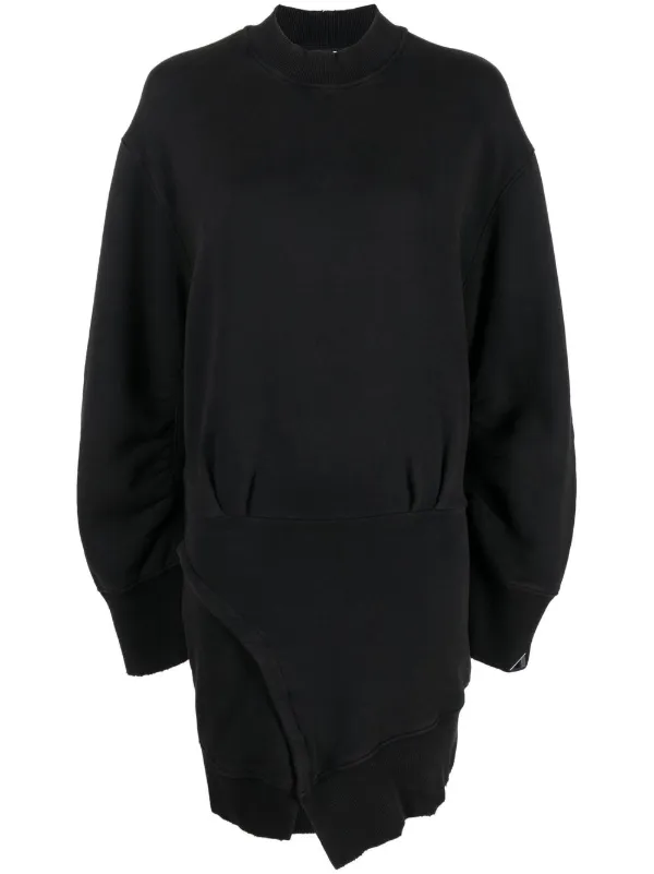 The Attico Asymmetric long-sleeved Jumper Dress | Black | FARFETCH BH The Attico Asymmetric long-sleeved Jumper Dress | Black | FARFETCH BH