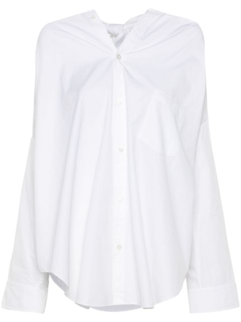 Balenciaga pussy-bow collar cotton shirt Women