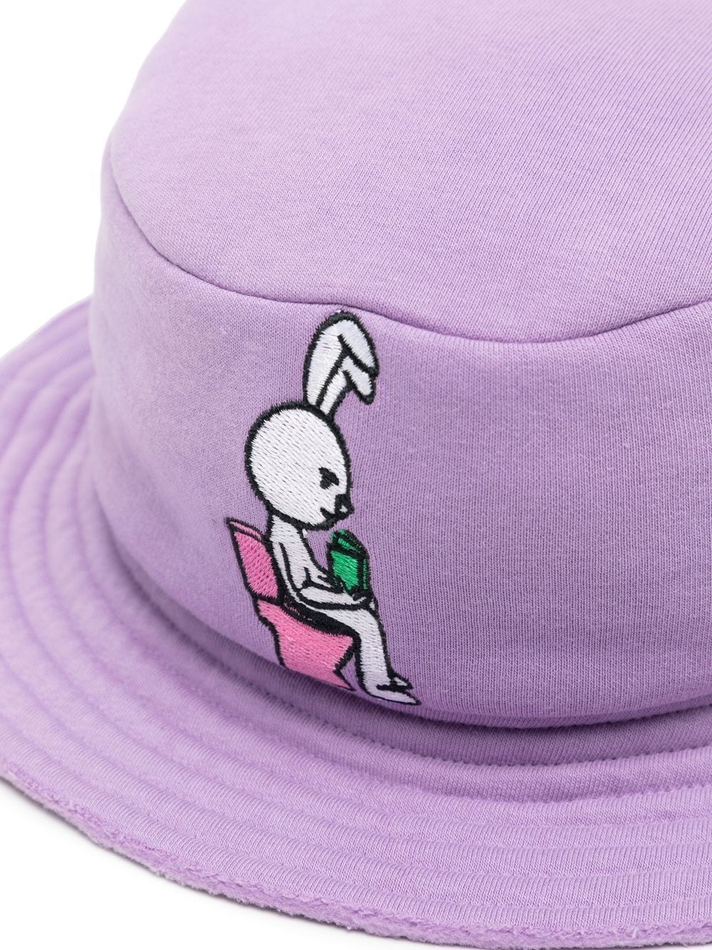 Shop Natasha Zinko Bunny Bucket Hat In Purple