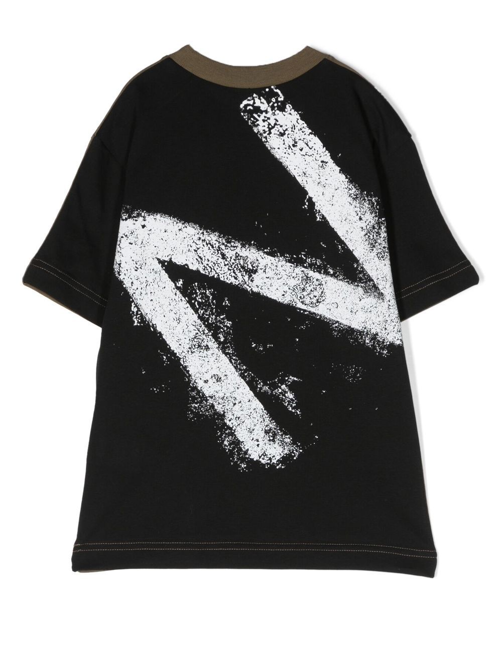 Nº21 Kids T-shirt met logoprint - Groen