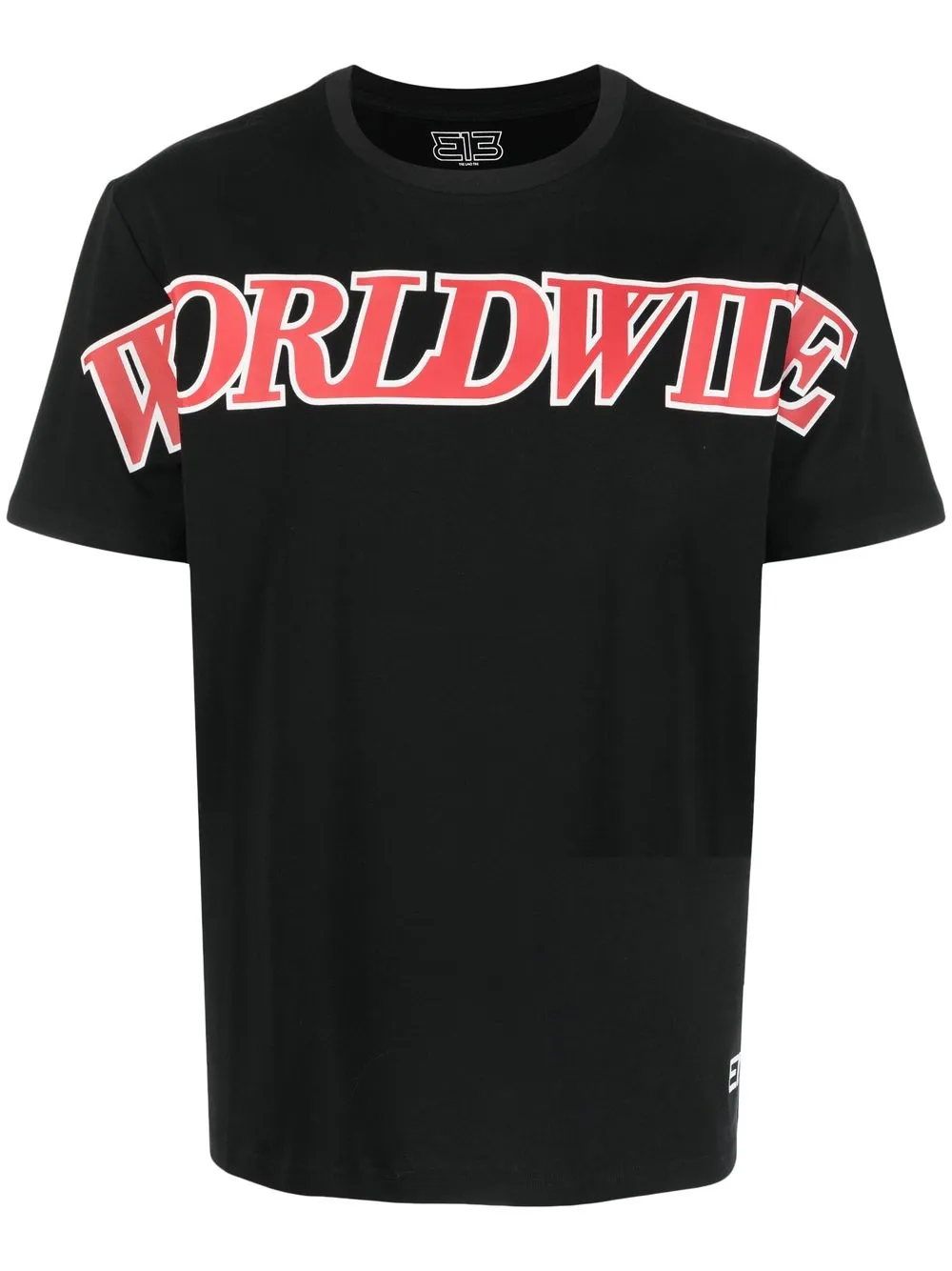 

313 WORLDWIDE logo-print cotton T-Shirt - Black