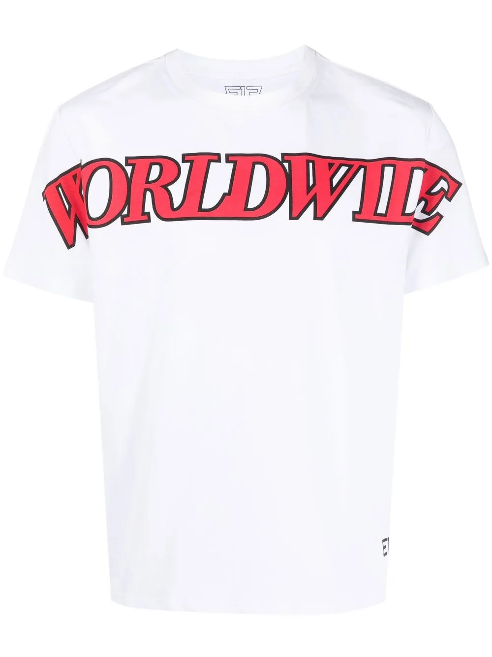 

313 WORLDWIDE logo-print cotton T-shirt - White
