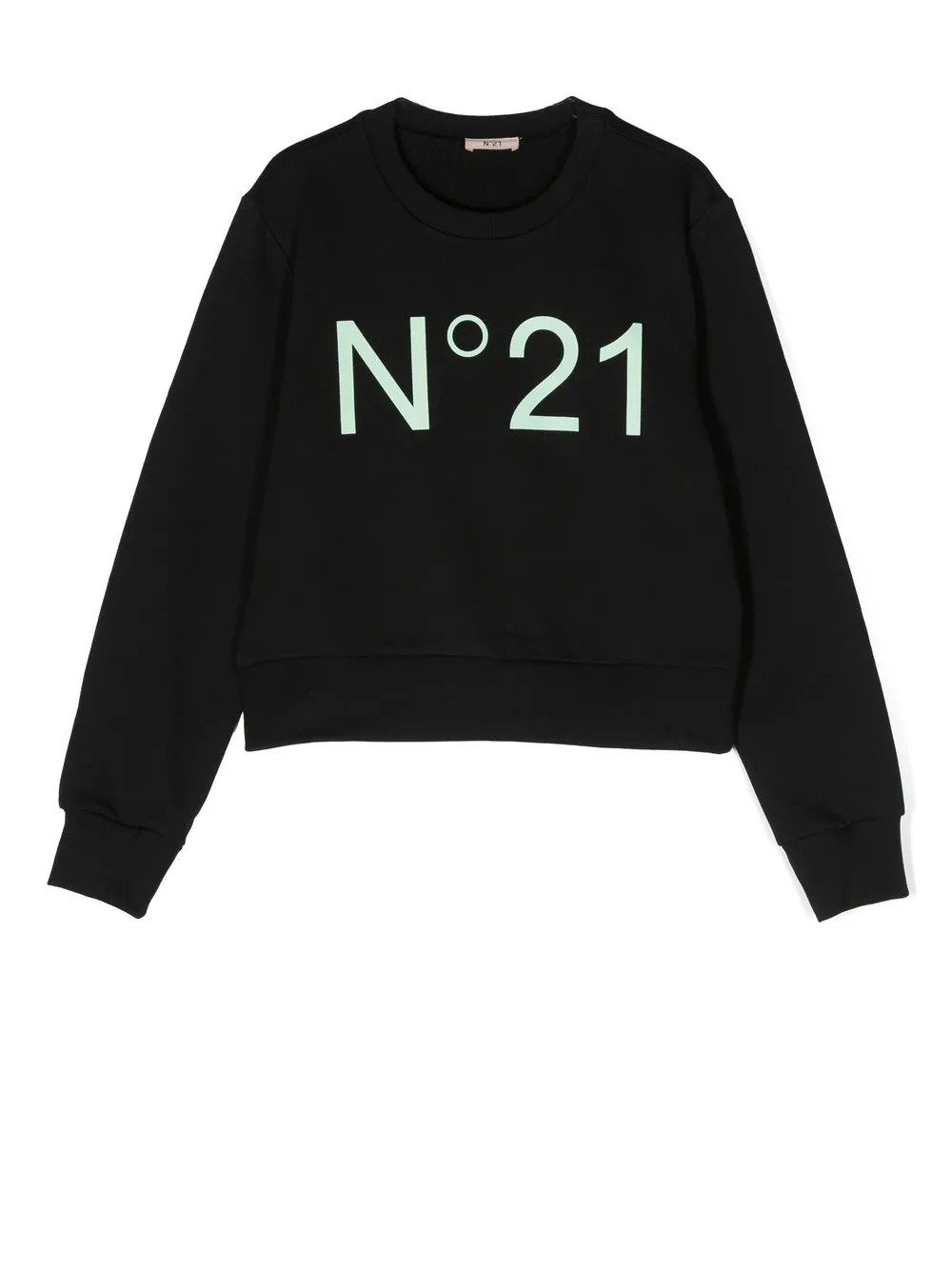 

Nº21 Kids sudadera con logo estampado - Negro