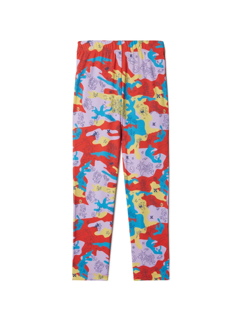 Puzzleflage Stretch Leggings