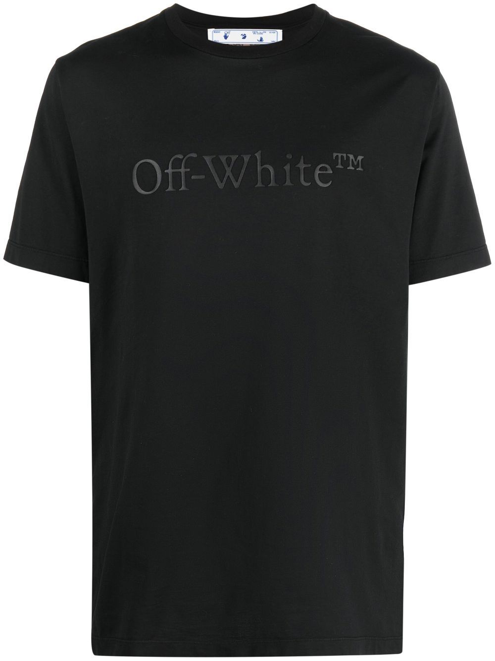 BOOKISH BIT LOGO TEE S/S in black | Off-White™ Official US