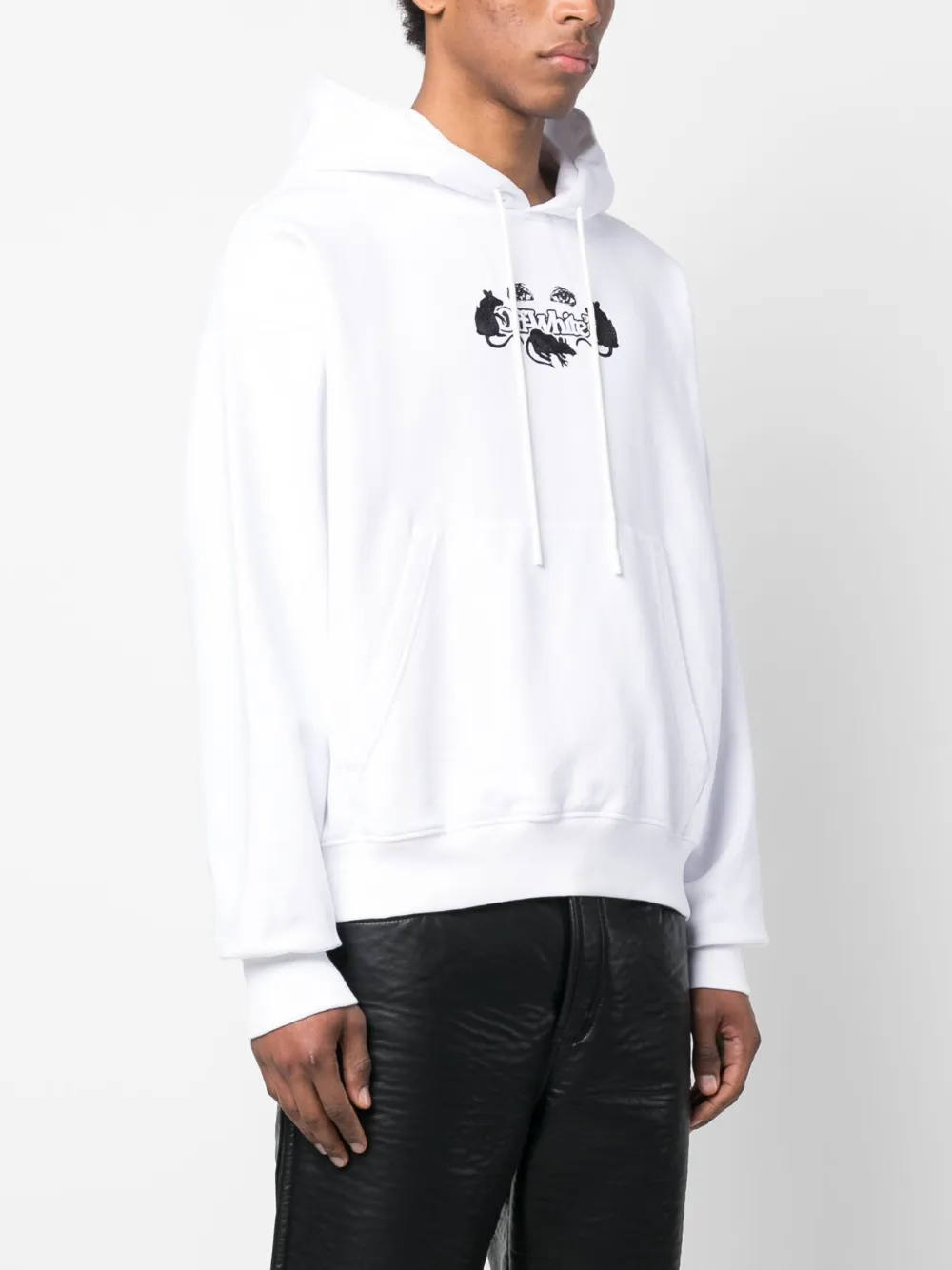 “Off-White” Cat Skate Hoodie White Off-White Cat Skate Hoodie | White | FARFETCH AO