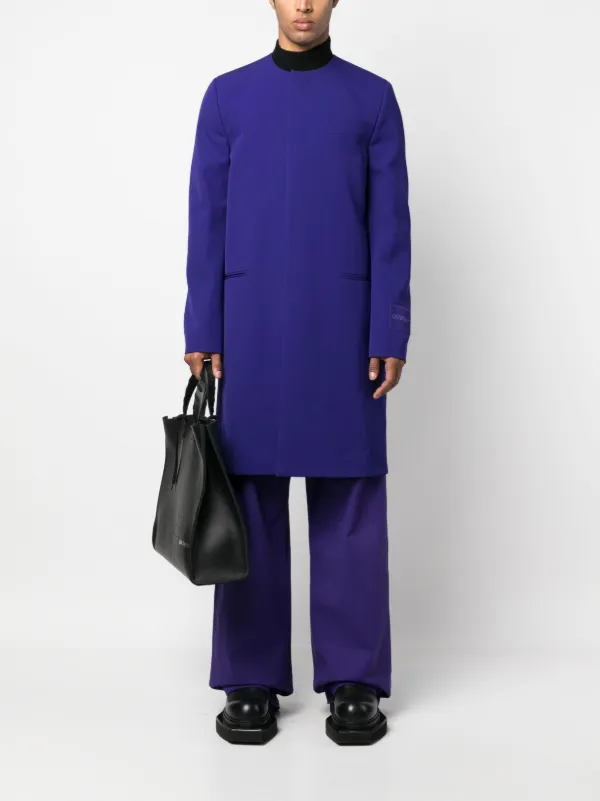 ［ゆう］Text SingleBreasted Coat Mens Trench Coat Notched Lapel Single Breasted Belted Long