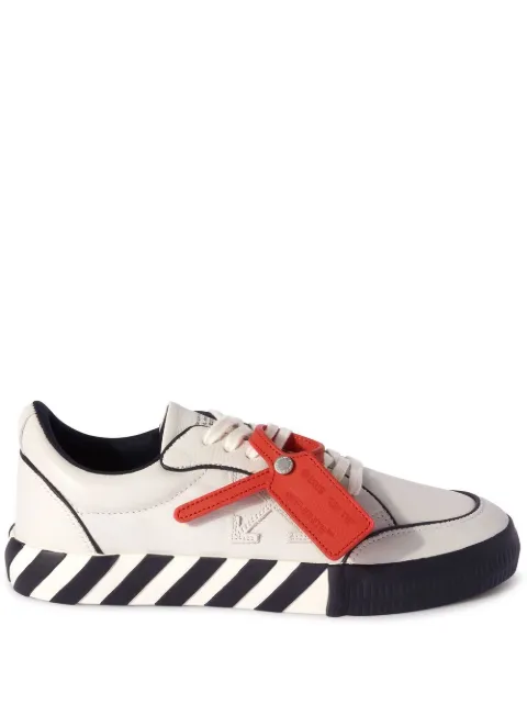 Off-White Tênis Low Vulcanized Outlined de couro