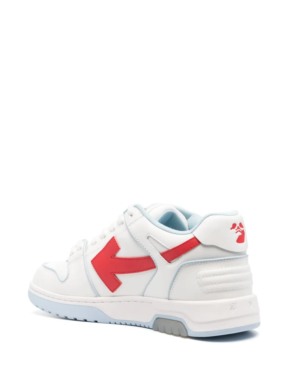Off-white Out Of Office Outlined Sneakers In Weiss