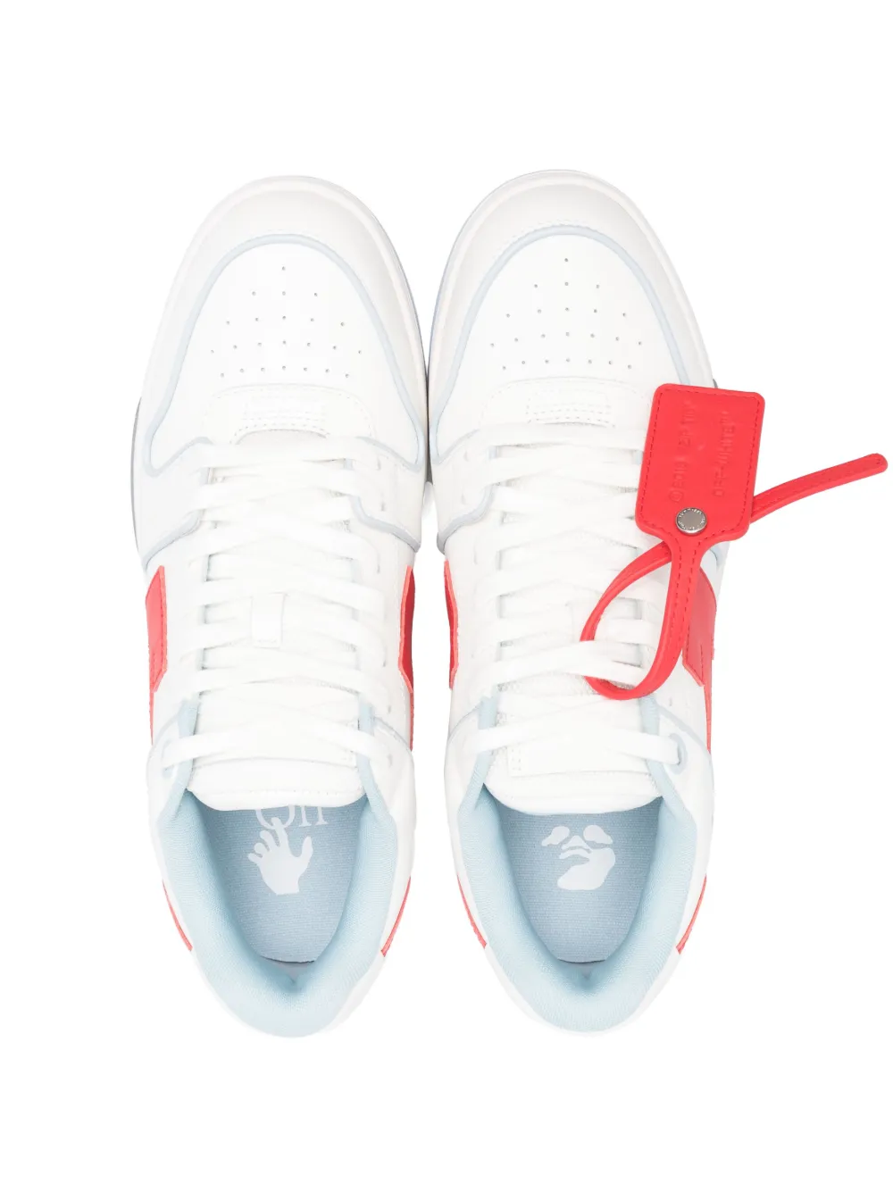 Off-white Out Of Office Outlined Sneakers In Weiss