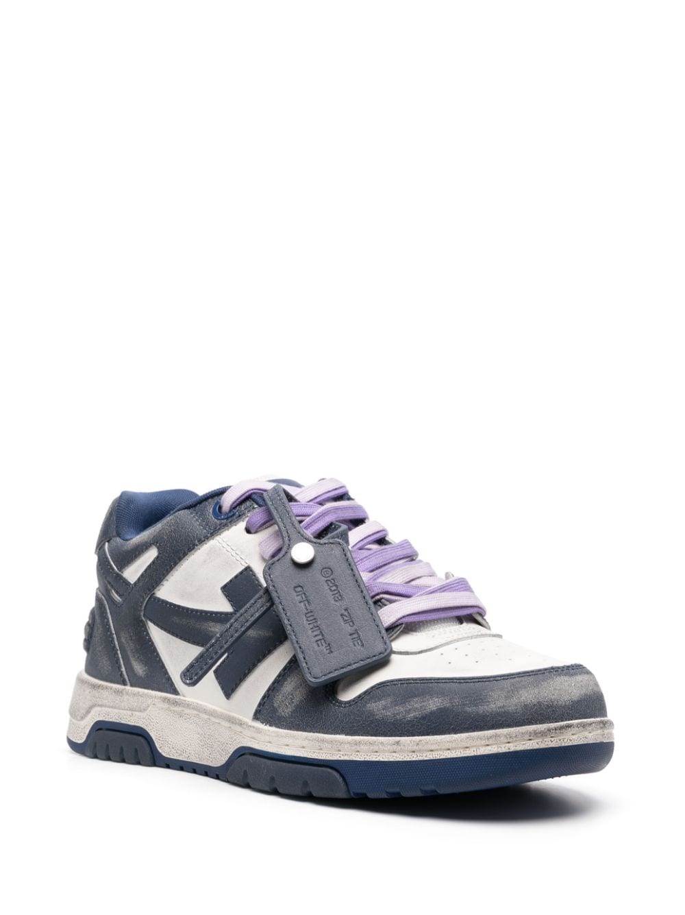 Off-White Out Of Office low-top sneakers - Blauw