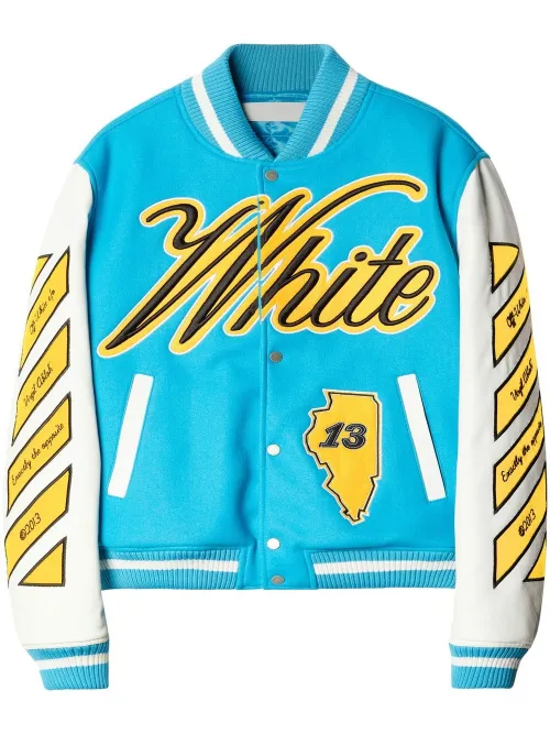Veste Vars World en cuir - Off-White - Modalova