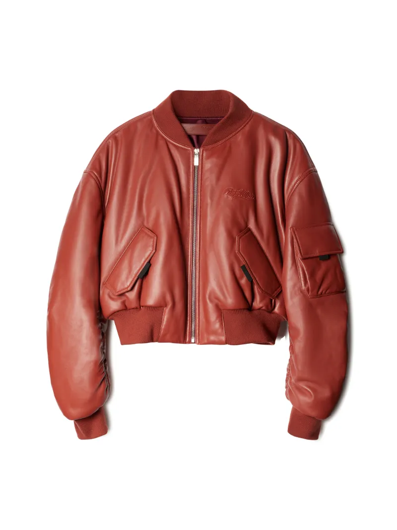 Wave Off Lea Cropped Bomber