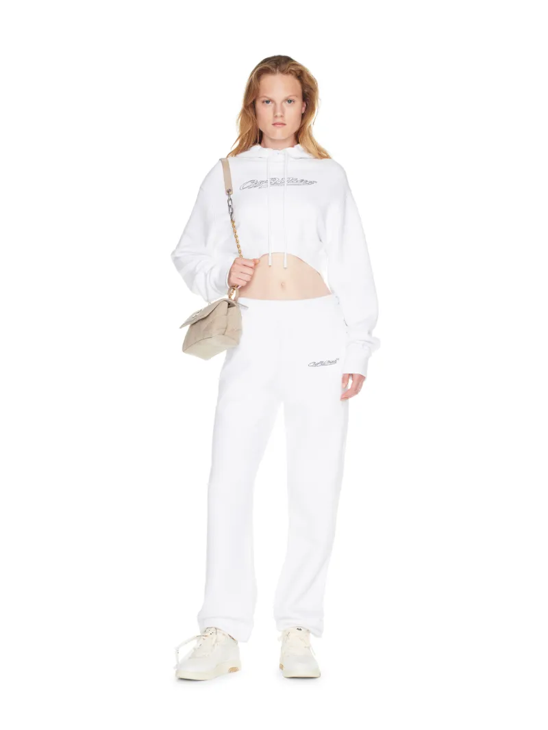 Bling Baseball Crop Hoodie