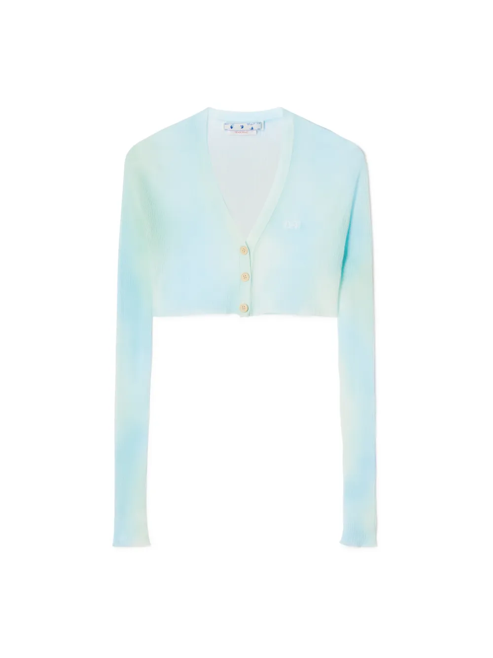 Tie Dye Seethr Crop Cardigan
