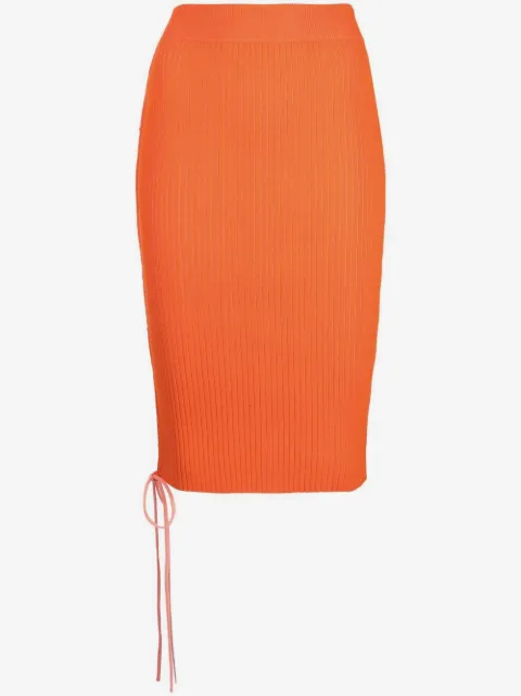 Off-White Vanise lace-up skirt
