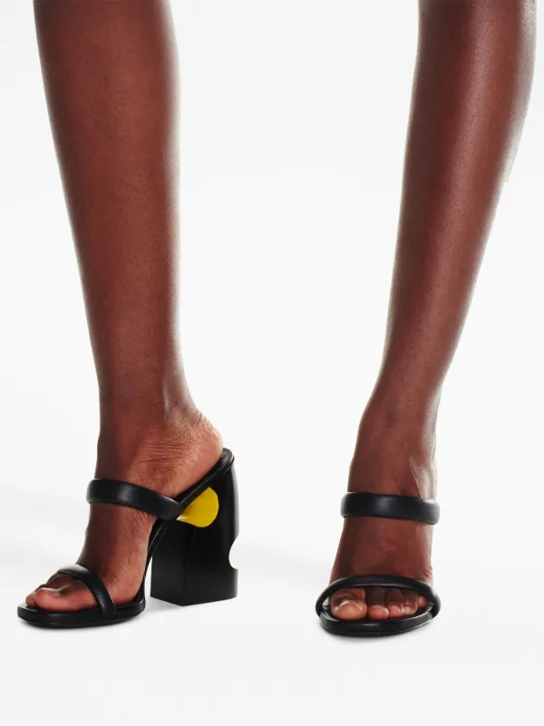 靴 Off White Meteo Cutout Slider Sandals 42 Off-White Meteor cut-out Slides | White | FARFETCH
