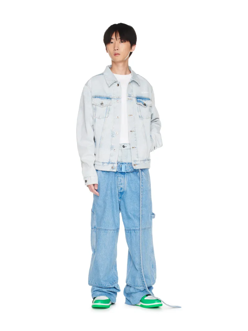 Denim Double Over Pants