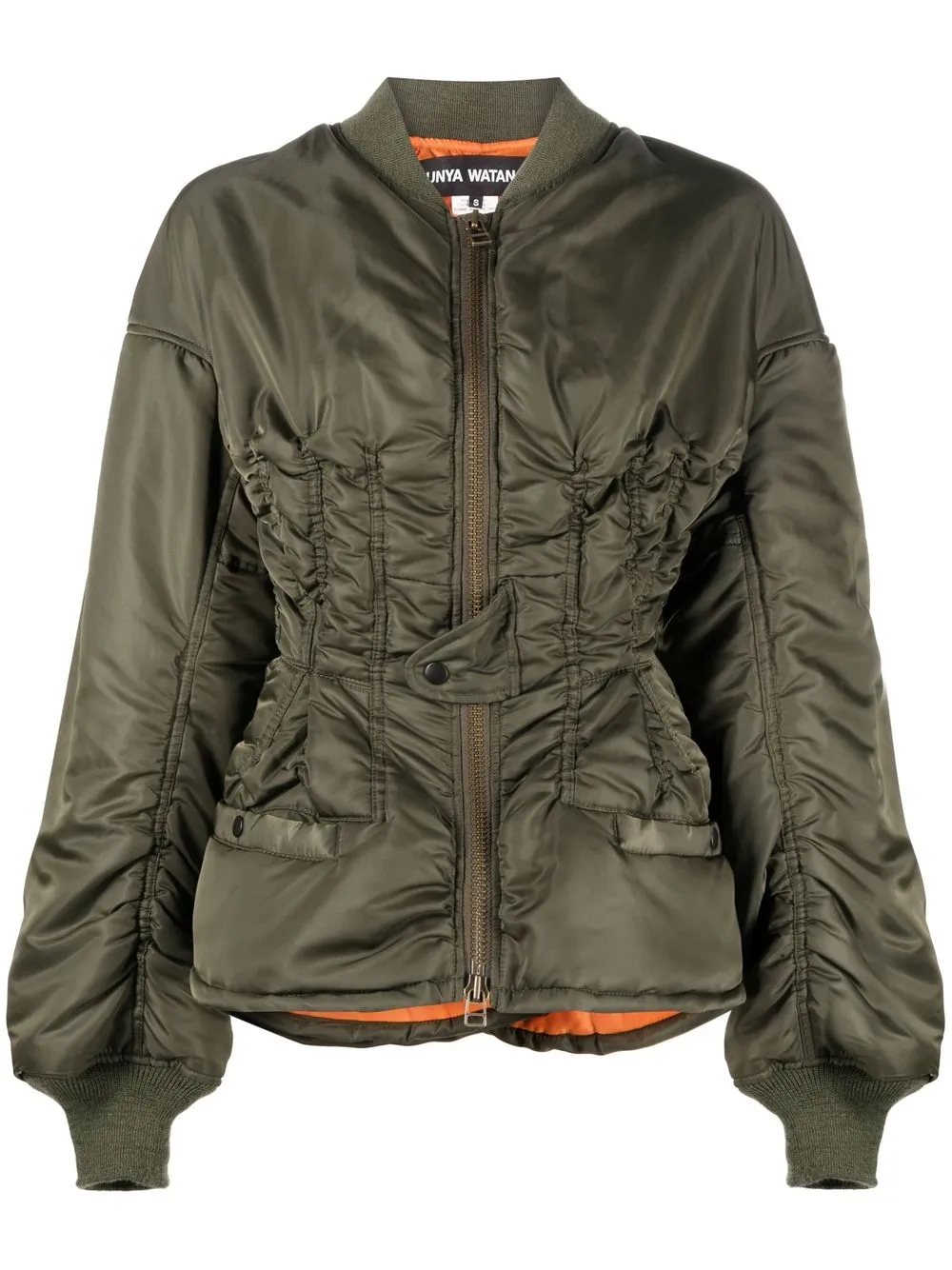 

Junya Watanabe peplum bomber jacket - Green