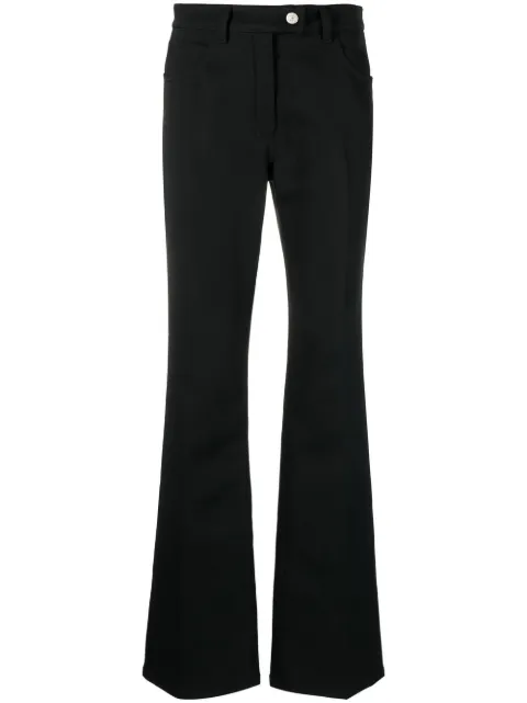 Courrèges mid-rise flared trousers
