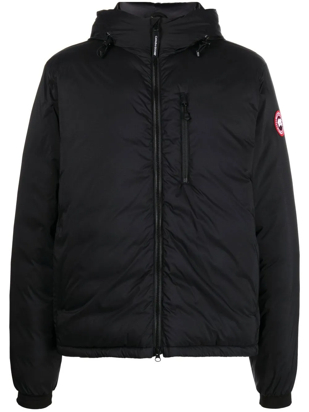 

Canada Goose hooded feather-down padded jacket - Black