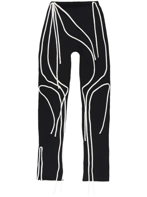 Ottolinger contrast-trim flared trousers