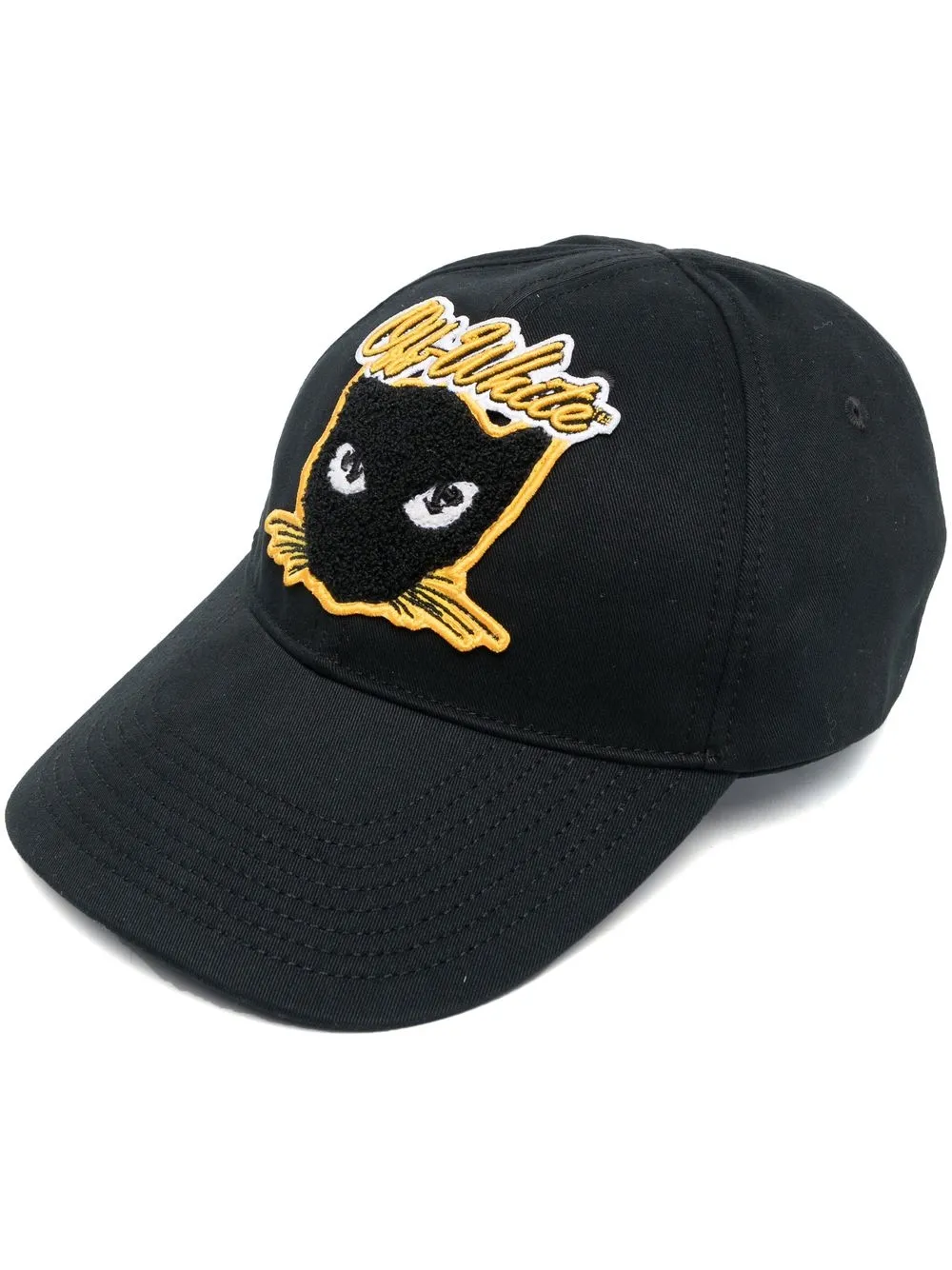 Off White Cat Varsity Baseball Cap Farfetch