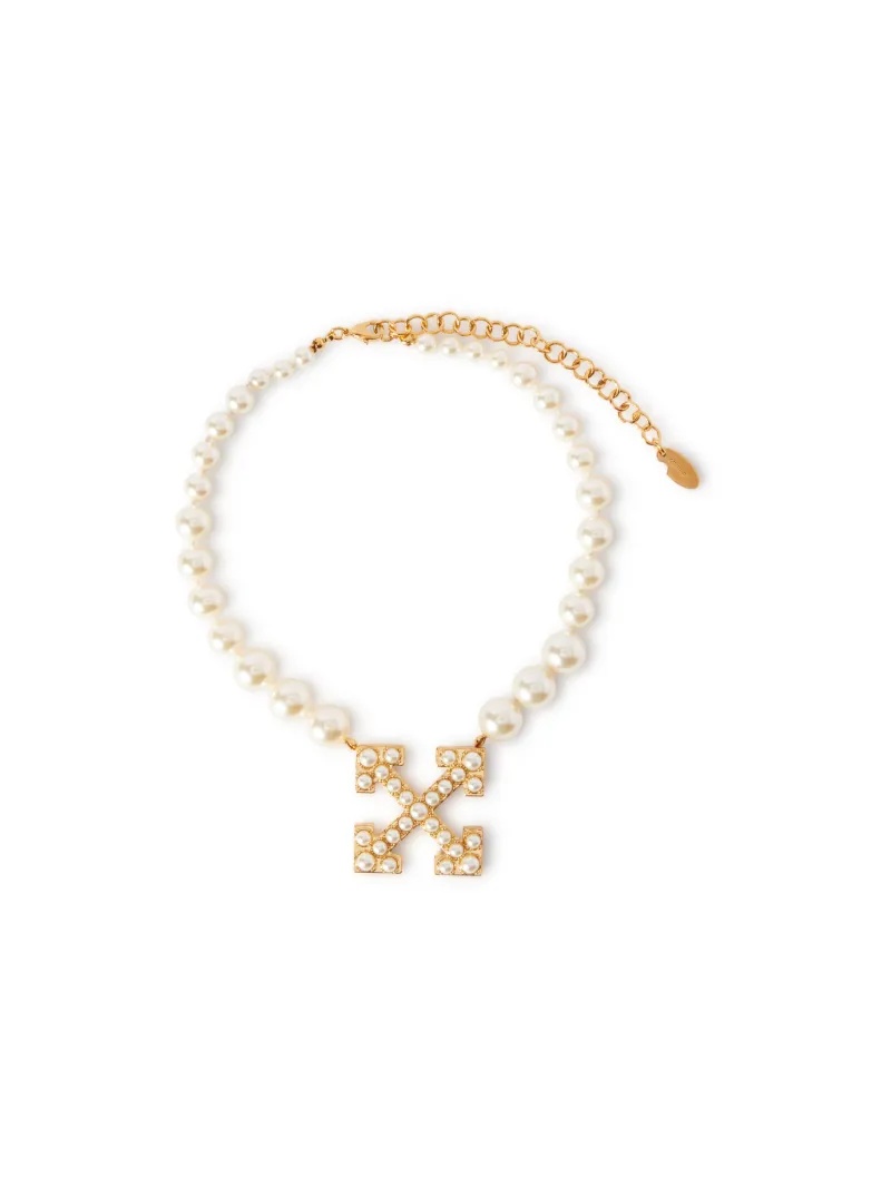 Pearls Pave' Necklace