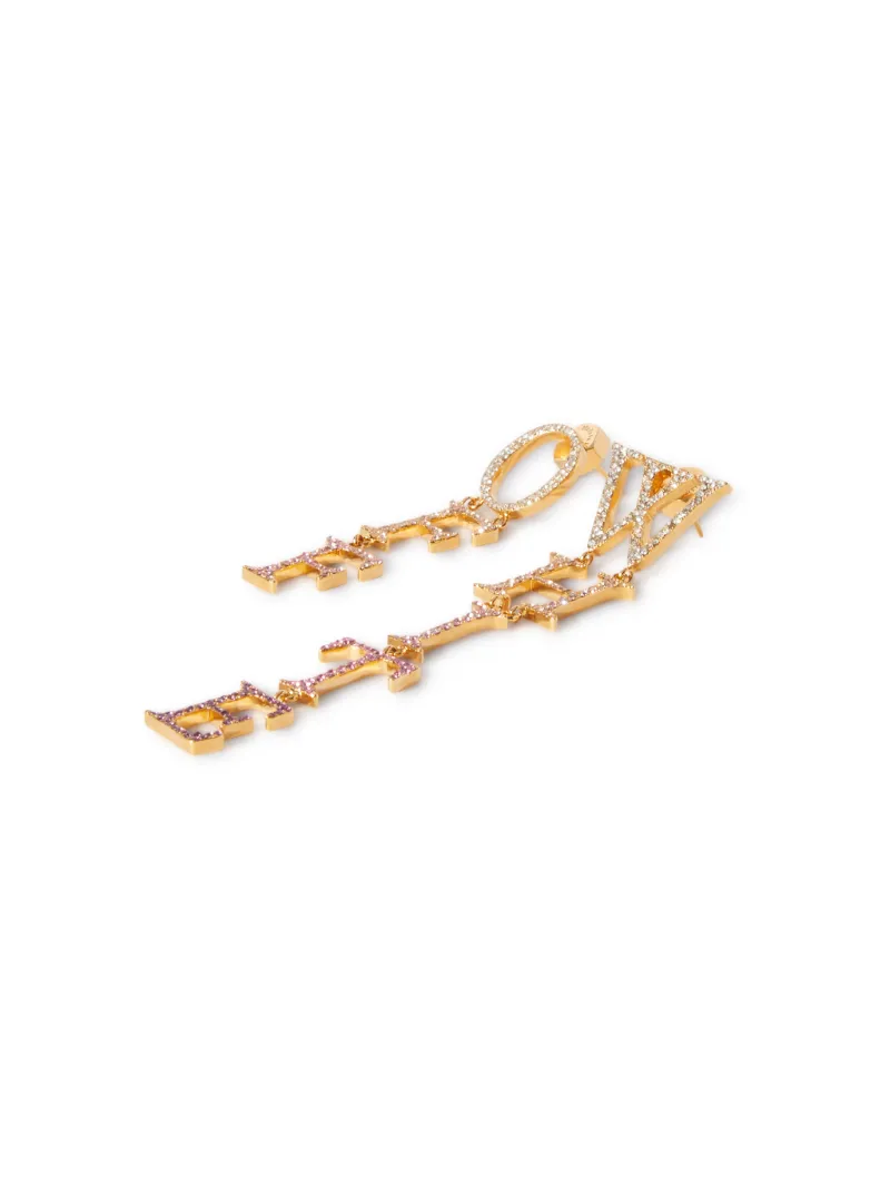 Logo Pave' Earrings