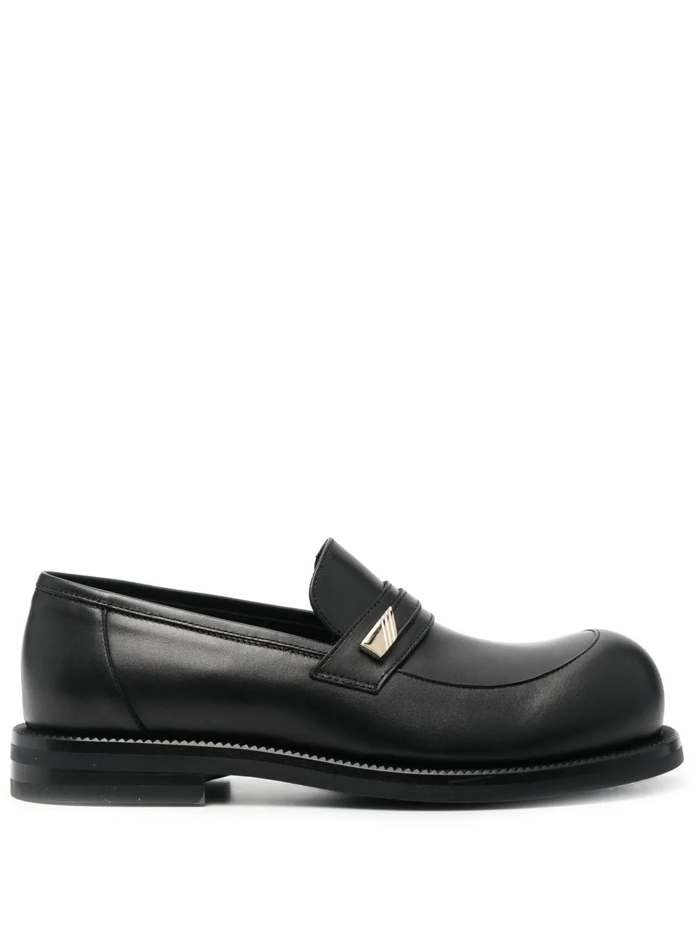 

Martine Rose round toe loafers - Black