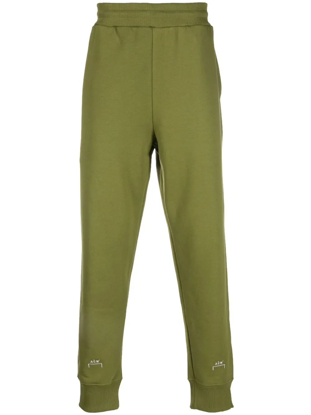 

A-COLD-WALL* Essential logo-embroidered track pants - Green