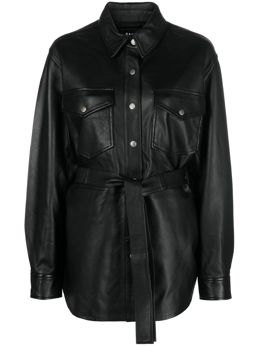 Ksubi Voyager leather shirt jacket | Smart Closet