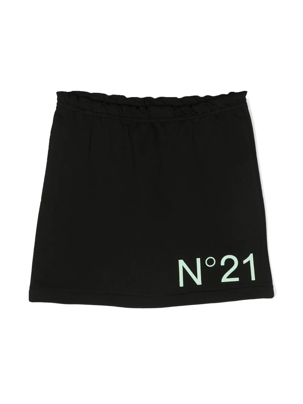

Nº21 Kids logo-print mini skirt - Black