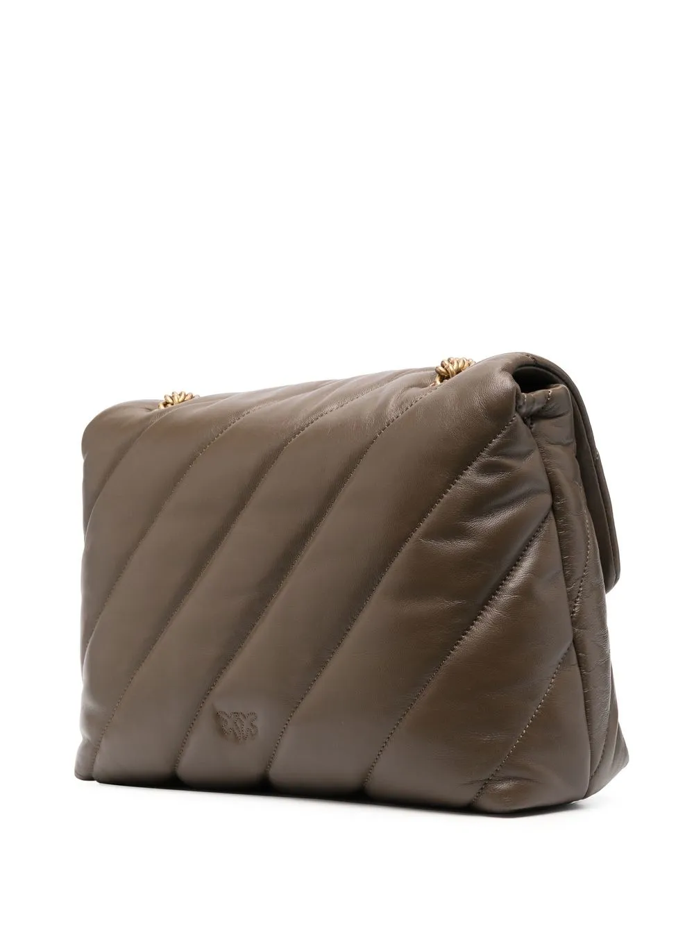 PINKO Lovebird Quilted Shoulder Bag Farfetch