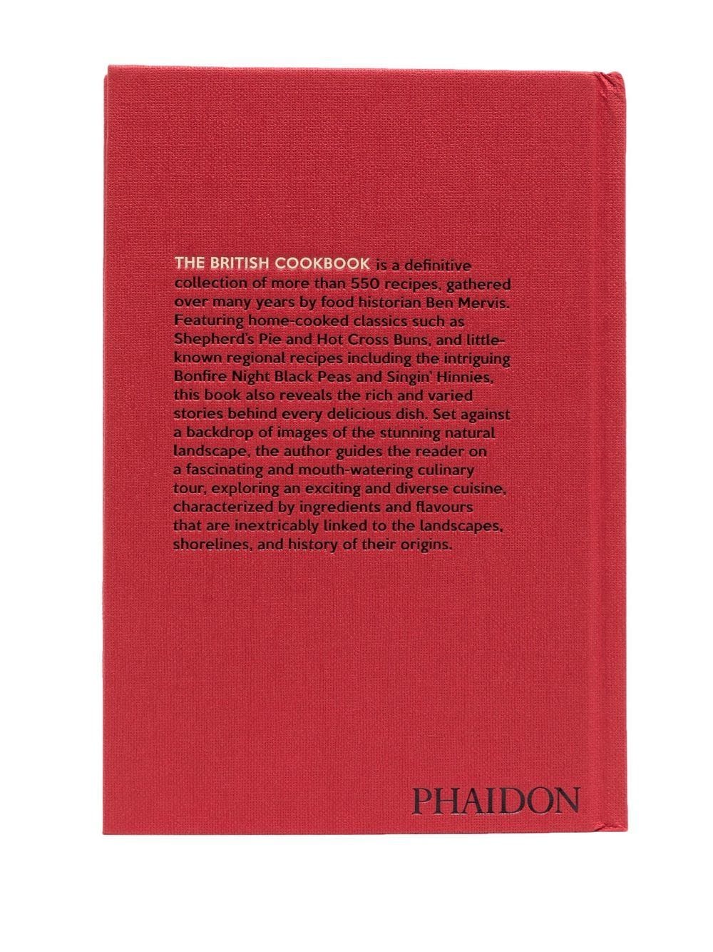 Shop Phaidon Press Ben Mervis The British Cook Book In Red