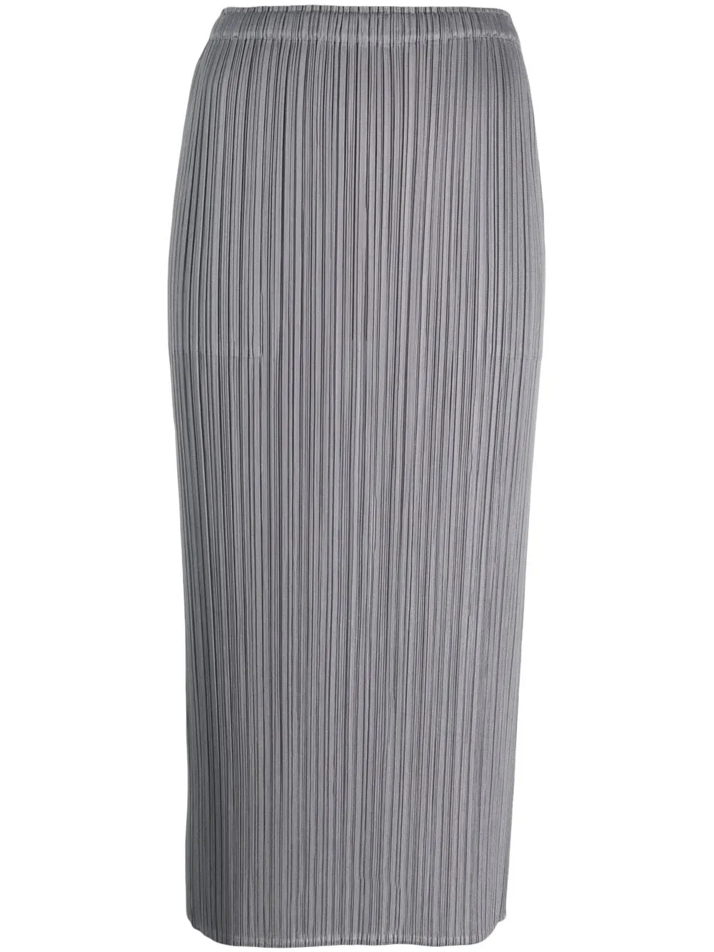 

Pleats Please Issey Miyake pleated midi skirt - Grey